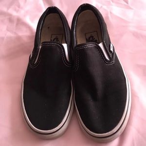 Black Slip on Vans